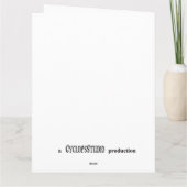 Spring Viktorianisch Goth 2025 Design 2 "Ophelia"  Karte (Rückseite)