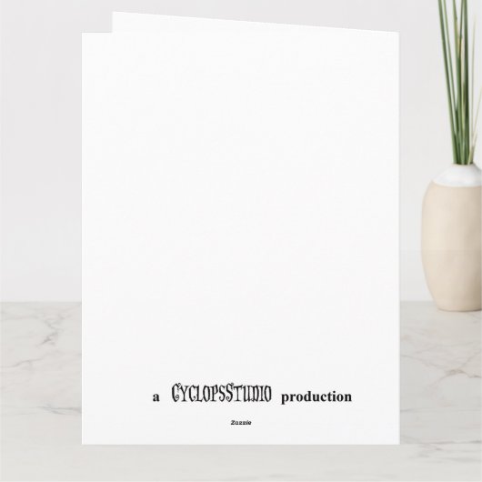 Spring Viktorianisch Goth 2025 Design 3 Card Karte (Rückseite)