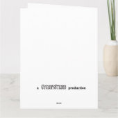 Spring Viktorianisch Goth 2025 Design 6 Card Karte (Rückseite)