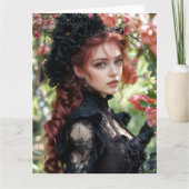 Spring Viktorianisch Goth 2025 Design 6 Card Karte (Vorderseite)