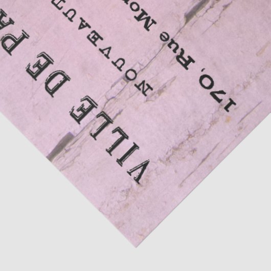 Spring Ville de Paris Hütte Seidenpapier (Ausschnitt)