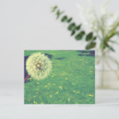 Spring Vintag wünscht Fotografie Postkarte (Stehend Vorderseite)