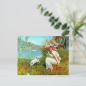 Spring von John Collier Postkarte (Stehend Vorderseite)