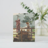 Spring von Winslow Homer Postkarte (Stehend Vorderseite)