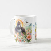 Spring Wassercolor Gorilla - Kid Tasse (Vorderseite Links)