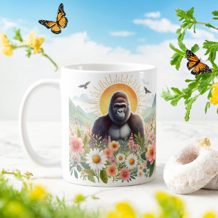 Spring Wassercolor Gorilla - Kid Tasse