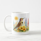 Spring Wassercolor Northern Flicker - Kaffeetasse (Links)