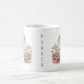Spring Wassercolor Peacock - Kid-Tasse Kaffeetasse (Mittel)