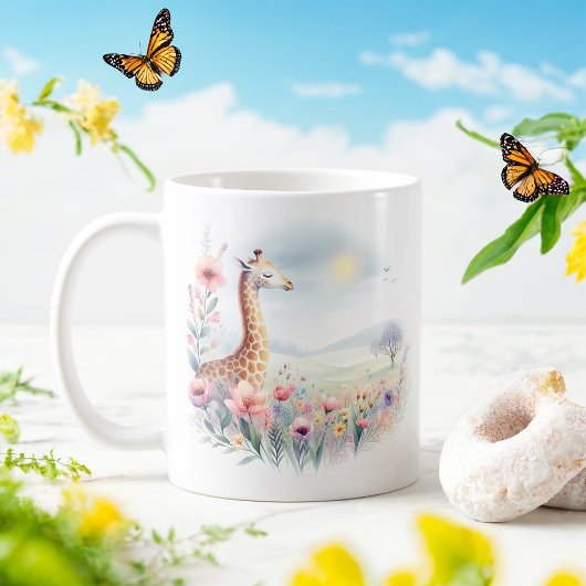 Spring Wasserfarbe Giraffe - Kid-Tasse Kaffeetasse