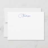 Spring Watercolor Dankeschön Karte (Rückseite)