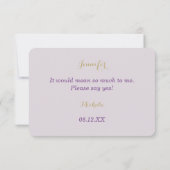 Spring Watercolor Floral Orchideen Einladung (Rückseite)