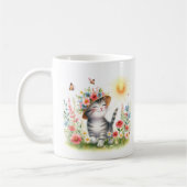Spring Watercolor Kitten - Kid Tasse (Links)