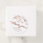 Spring Wedding danke Ihnen Sticker Wildblume Geschenkanhänger (Beispiel)