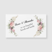 Spring Wedding Thank You Card Magnetkarte (Vorderseite)