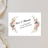 Spring Wedding Thank You Card Magnetkarte