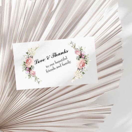 Spring Wedding Thank You Card Magnetkarte