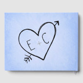 Spring Whimsical Birch Tree Guest Book Gästebuch (Rückseite)