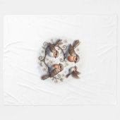 Spring Whispers on the Branches Fleecedecke (Vorderseite (Horizontal))