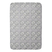 Spring White Rose Bath Mat Badematte (Vorderseite Vertikal)
