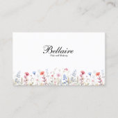 Spring Wild Blume Makeup Artist Visitenkarte (Vorderseite)
