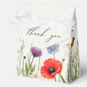 Spring Wild Flower Meadow  Wedding  Geschenkschachtel (Vorderseite)