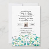 Spring Wild Meadow | Einladung der Foto-Engagement (Vorderseite)