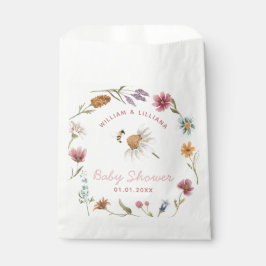 Spring Wildblume Baby Dusche Vielen Dank Geschenktütchen