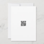 Spring Wildblume Boho Garden QR Code Hochzeit Einladung (Rückseite)