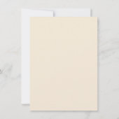 Spring Wildblume Boho Garden Wedding Einladung (Rückseite)