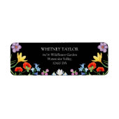 Spring Wildblume Bright Floral Wedding Address (Vorne)