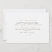 Spring Wildblume Field Baby Dusche 3 Fotos Dankeskarte (Rückseite)