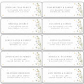 Spring Wildblume Garden Floral Gastadresse Aufkleber (Vorderseite)