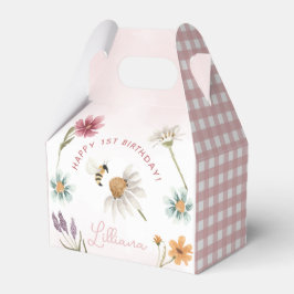 Spring Wildblume Happy Birthday Favor Box Geschenkschachtel