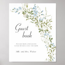 Spring Wildblumen Blue Green Wedbook