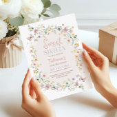 Spring Wildflower Butterfly Garden Sweet 16 Einladung