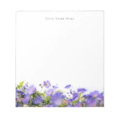 Spring wildflower customizable Notepad Notizblock (Vorderseite)