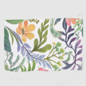 Spring Wildflower Florals | Flower Fields Golfhandtuch (Horizontal)