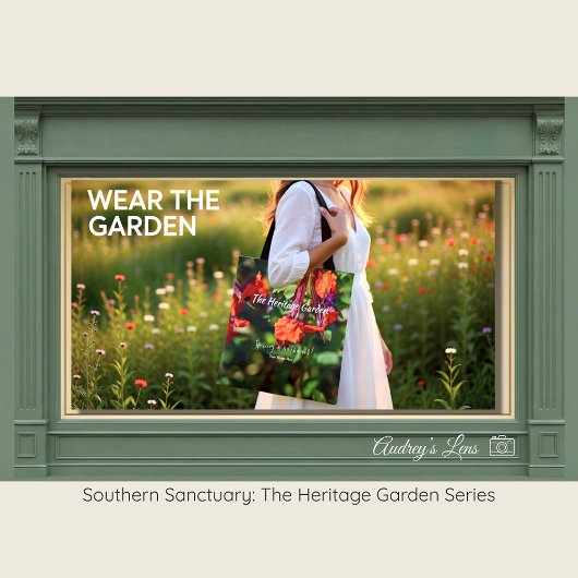 Spring Wildflower Meadow Floral Cotton Tote Tasche