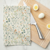 Spring Wildflower Meadow Kitchen Towels Geschirrtuch (Viertel Falte)