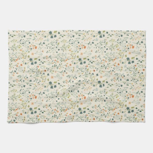 Spring Wildflower Meadow Kitchen Towels Geschirrtuch (Horizontal)