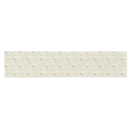 Spring Wildflower Meadow Table Runner Kurzer Tischläufer (Horizontal)