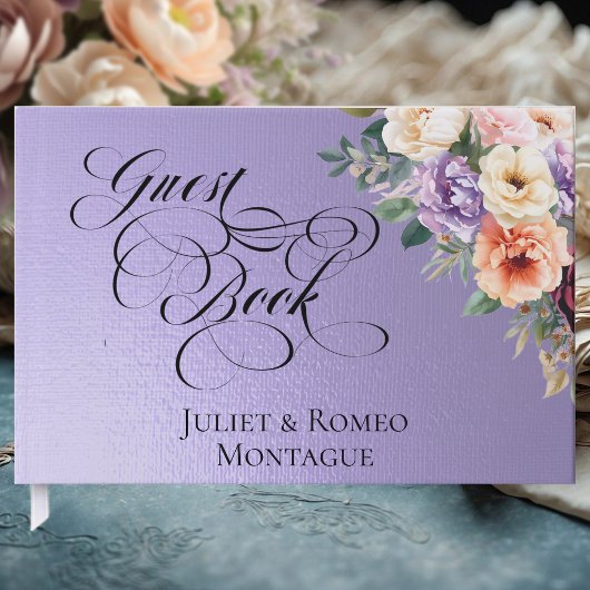 Spring Wildflowers - Blue Lilac Gästebuch