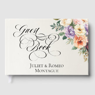 Spring Wildflowers - Ivory Gästebuch