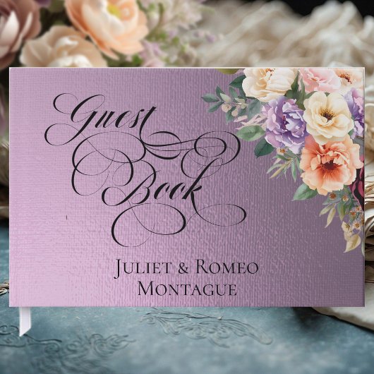 Spring Wildflowers - Lavender Gästebuch