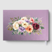 Spring Wildflowers - Lavender Gästebuch (Rückseite)