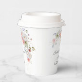 Spring Wildflowers Purple Pink 50th Birthday Pappbecher (Rechts)