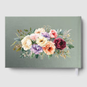 Spring Wildflowers - Sage Gästebuch (Rückseite)