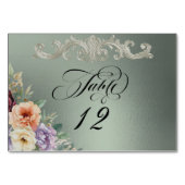 Spring Wildflowers - Sage Tischnummer (Rückseite)