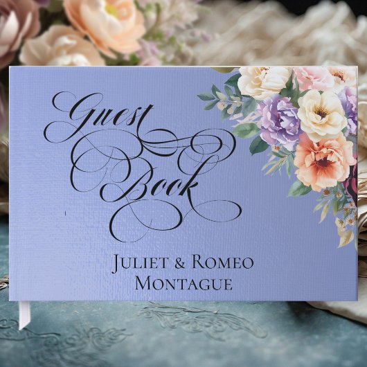 Spring Wildflowers - Sky Blue Gästebuch