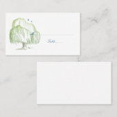 Spring Willow Tree Wedding Place oder Escort Cards Platzkarte (Vorne/Hinten)